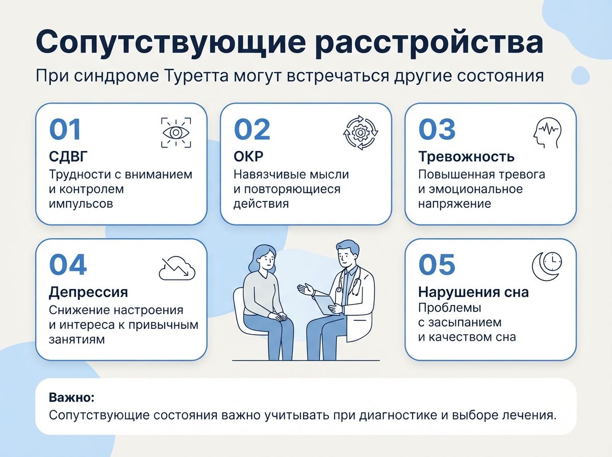 Лечение синдрома Туретта в Няндоме инфографика